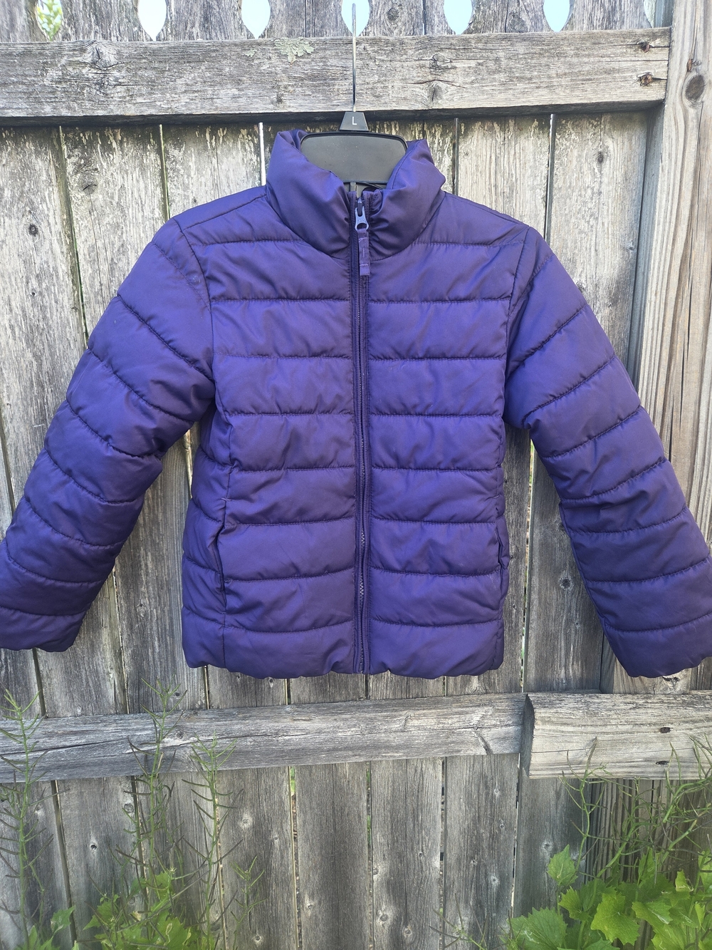 Childrens Place Girls' Lightweight Puffer Jacket - Purple